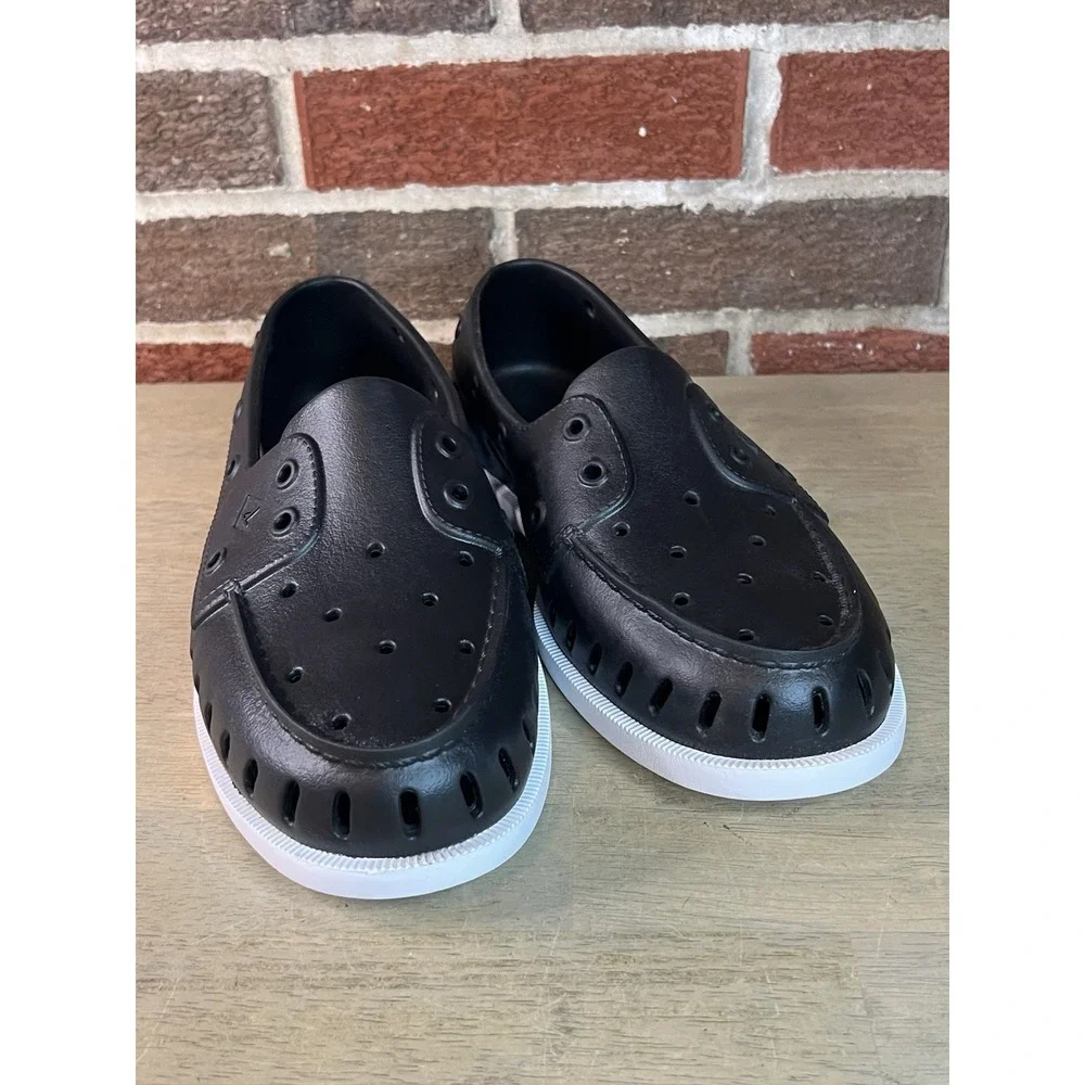 Sperry Top Sider Authentic Original AO Float Boat Unisex‎ Black Shoes M8/W10